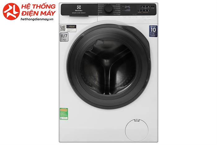Máy giặt sấy Electrolux UltimateCare 500 Inverter giặt 11 kg – sấy 7 kg EWW1123P5WC