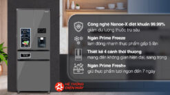 Alternative view of Tủ lạnh Panasonic Inverter 540 lít Multi Door PRIME+ Edition NR-YW590YMMV
