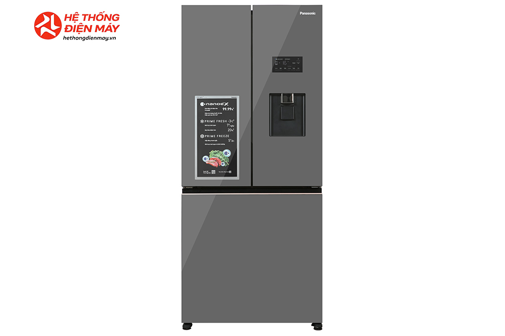 Tủ lạnh Panasonic Inverter 495 lít Multi Door PRIME+ Edition NR-CW530XMMV