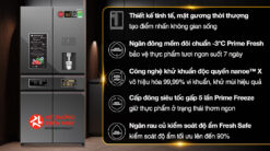 Alternative view of Tủ lạnh Panasonic Inverter 650 lít PRIME+ Edition Multi Door NR-WY720ZMMV
