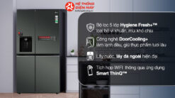 Alternative view of Tủ lạnh LG Inverter 635 lít Side By Side GR-D257MC