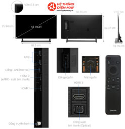 Alternative view of Smart Tivi QLED Samsung 4K 43 inch QA43Q65D