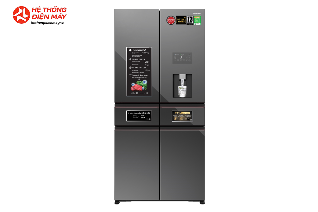 Tủ lạnh Panasonic Inverter 650 lít PRIME+ Edition Multi Door NR-WY720ZMMV