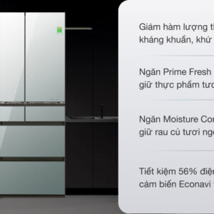 Tủ lạnh Panasonic Inverter 491 lít Multi Door NR-F503GT-X2