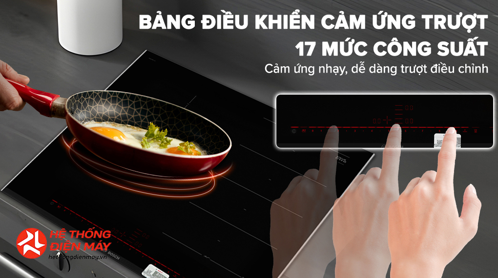 Bếp từ 3 vùng nấu lắp âm Bosch PXJ675DC1E - Ảnh 4