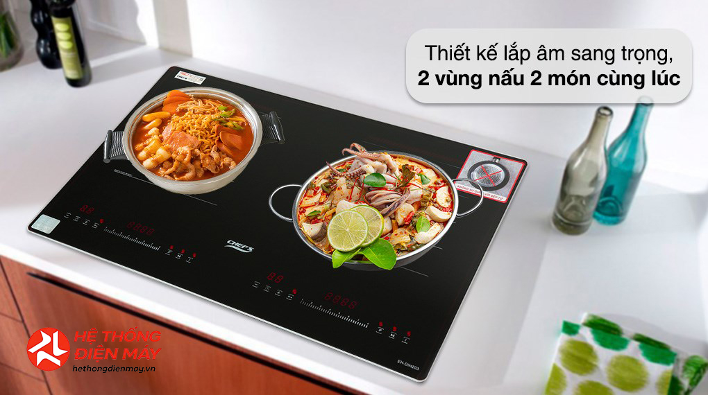 Bếp từ đôi âm Chef's EH - DIH203 4400W - Ảnh 8