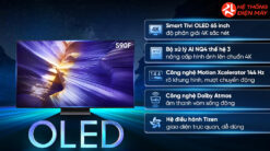 Alternative view of Smart Tivi OLED Samsung AI 4K 65 inch QA65S90F