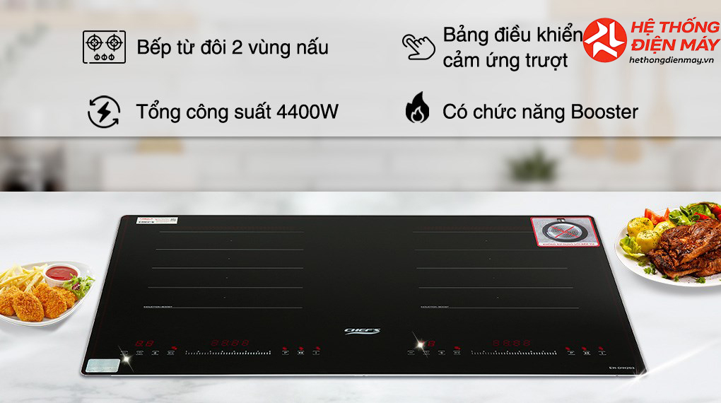 Bếp từ đôi âm Chef's EH - DIH203 4400W - Ảnh 3