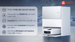 Robot hút bụi lau nhà Dreame Aqua 10 Roller Trắng