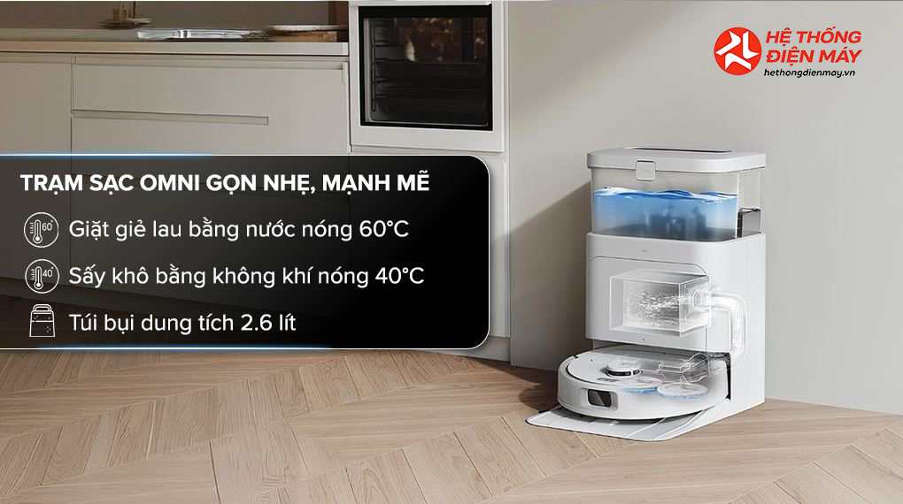 Robot hút bụi lau nhà Ecovacs Deebot N30 PRO OMNI - Ảnh 6