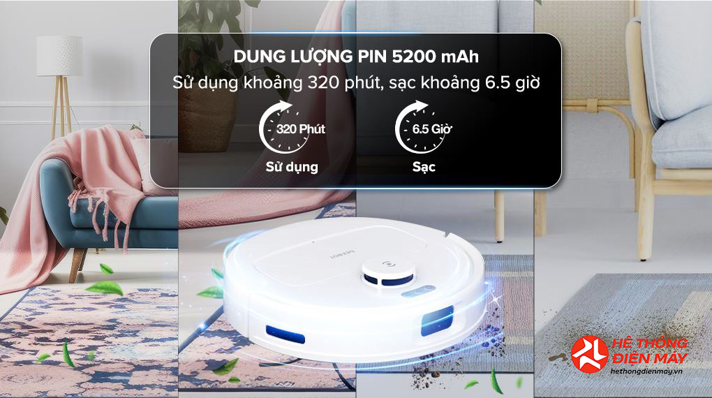 Robot hút bụi lau nhà Ecovacs Deebot N30 PRO OMNI - Ảnh 4