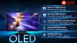 Alternative view of Smart Tivi OLED Samsung AI 4K 55 inch QA55S90F