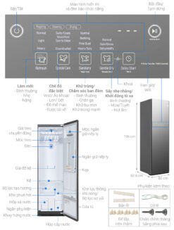 Alternative view of Tủ chăm sóc quần áo thông minh LG Styler Inverter 5 móc S5MB