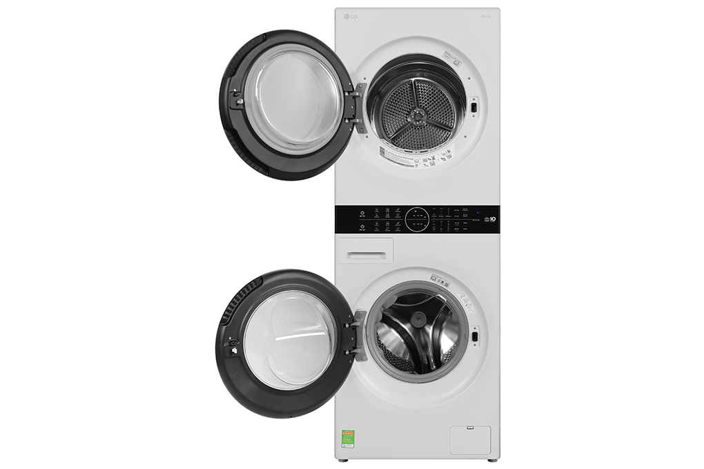 Tháp giặt sấy LG WashTower Inverter giặt 14 kg - sấy 10 kg WT1410NHE - Ảnh 3